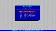 Quiz Kids: Adventure in the Mystery Maze, The for IBM PC/Compatibles - Main menu.