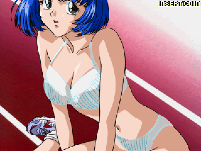 Gals Panic S2 Arcade Screenshot: Stage complete! This time I earned a bonus which shows an alternate image.