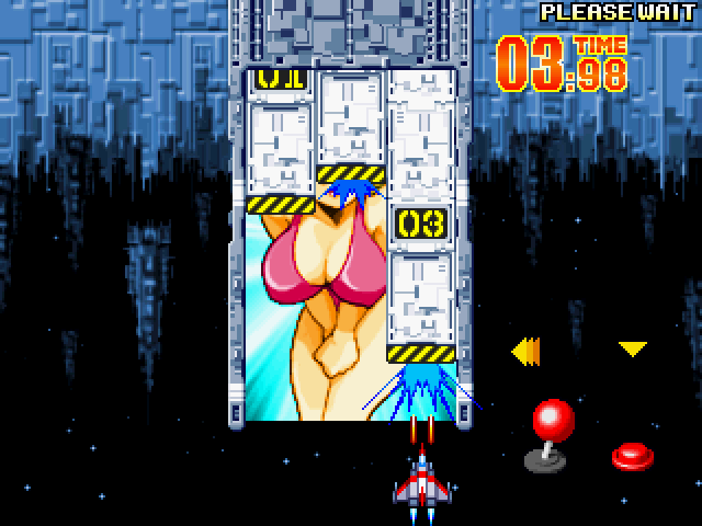 Gals Panic S2 Arcade Screenshot: A bonus round.