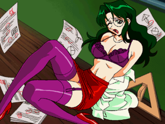 Gals Panic S2 Arcade Screenshot: Stage completed! Here's the entire image...