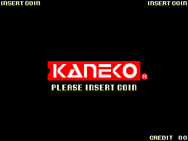 Gals Panic S2 Arcade Screenshot: Kaneko logo.