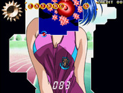 Gals Panic S2 for Arcade - The game becomes more challenging when there is only a little space left to capture!