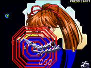 Gals Panic S2 for Arcade - That red pattern slows down movement.