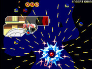 Gals Panic S2 for Arcade - You are safe from these projecticles while not actively drawing a line...