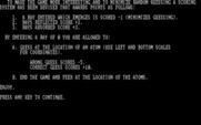 Black Box for IBM PC/Compatibles - Game instructions continued.