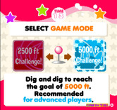 Mr. Driller for Arcade - Select game mode...