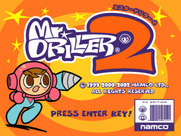 Mr. Driller 2 for Windows - Title screen.