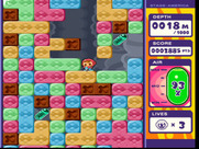 Mr. Driller 2 for Windows - Drilling through blocks...