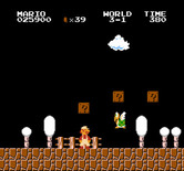 Super Mario Bros. for NES / Famicom - Here comes a Koopa Paratroopa!