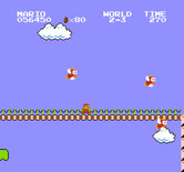 Super Mario Bros. for NES / Famicom - Avoid the flying cheep-cheeps!