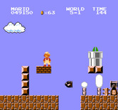 Super Mario Bros. for NES / Famicom - Don't get hit by the Bullet Bill!