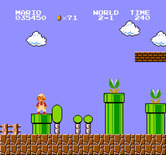 Super Mario Bros. for NES / Famicom - Watch out for those piranha plants!