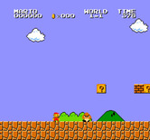 VS. Super Mario Bros. for Arcade - Your first opponent, a goomba, appears...