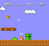 VS. Super Mario Bros. for Arcade - Collect the mushroom to turn into Super Mario!