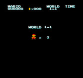 VS. Super Mario Bros. for Arcade - Game start.