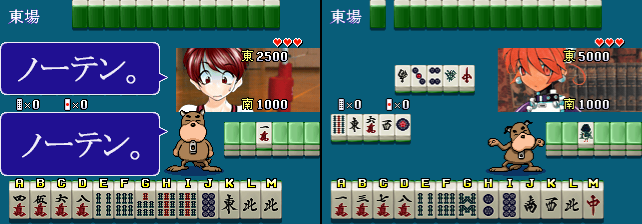 Taisen Hot Gimmick Kairakuten Arcade Screenshot: This round is over...