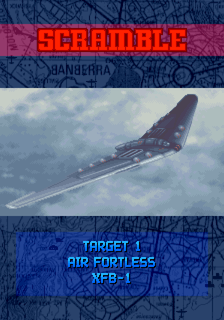 Strikers 1945 Arcade Screenshot: Alert! Here's the first target...