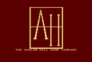 Dnieper River Line for Atari 8-bit - Avalon Hill logo screen.