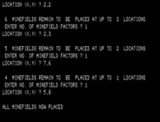 Dnieper River Line for TRS-80 - Placing minefields...
