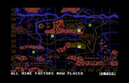 Dnieper River Line for Commodore 64 - All mine factors now placed!