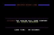 Dnieper River Line for Commodore 64 - Loading screen.