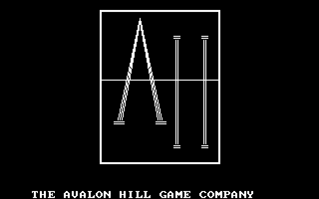 Dnieper River Line IBM PC/Compatibles Screenshot: Avalon Hill logo screen.
