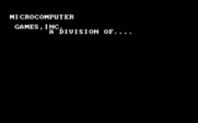 Dnieper River Line for IBM PC/Compatibles - Microcomputer Games logo screen.
