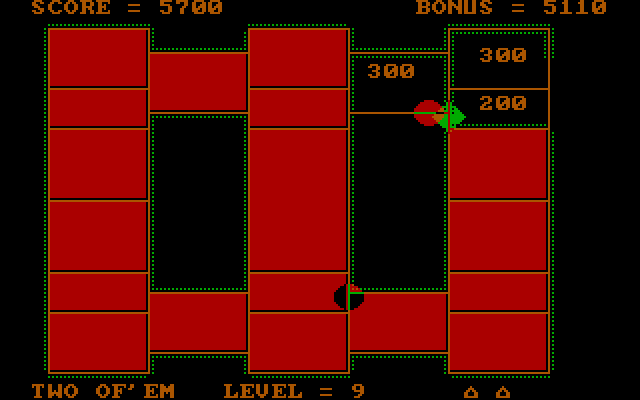Boxer Rebellion IBM PC/Compatibles Screenshot: A few blocks to go, but I'm almost caught!