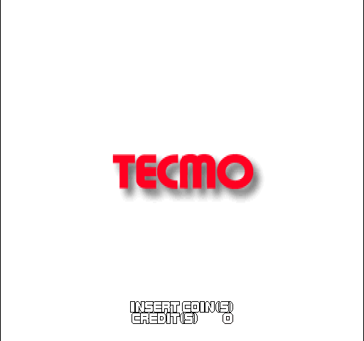 Dead or Alive++ Arcade Screenshot: Tecmo logo screen.