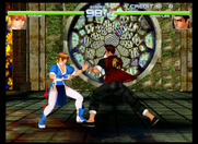 Dead or Alive 2 for Arcade - The first fight begins...