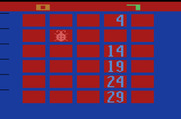 Hunt & Score for Atari 2600 - Another card revealed, and not a match...