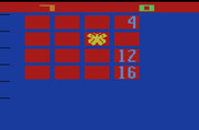 Hunt & Score for Atari 2600 - Game start.
