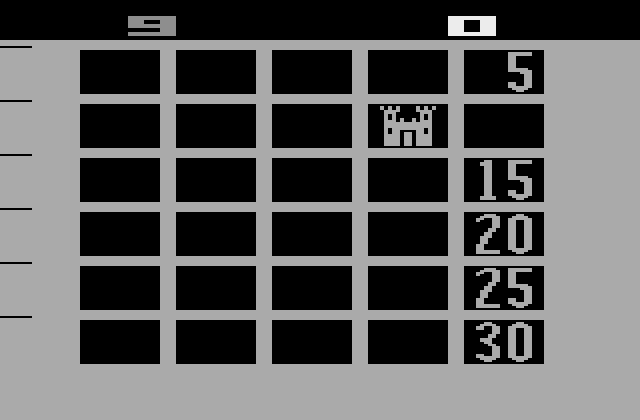 Hunt & Score Atari 2600 Screenshot: Turned over another card...and it's not a match!