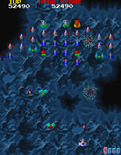 Galaga '88 for Arcade - Galaxian style invaders appear!