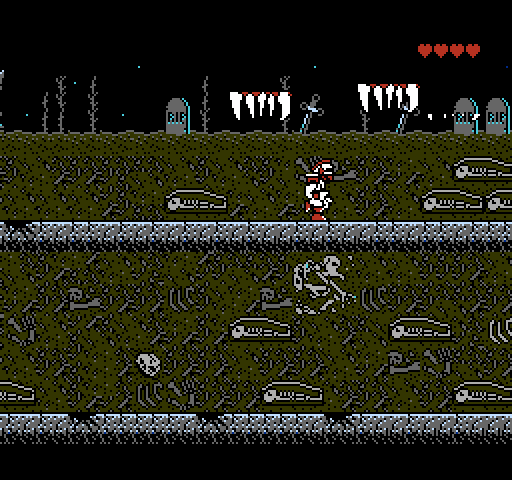 Robodemons NES / Famicom Screenshot: Don't get eaten by these giant fangs!