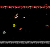 Robodemons for NES / Famicom - Destroy that yellow orb to move on to the next section of the game...