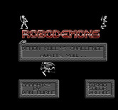Robodemons for NES / Famicom - Title screen.