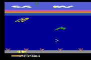 Dolphin for Atari 2600 - Game start.