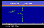 Dolphin for Atari 2600 - With the squid this close it's not a good time to miss my target!