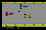 Grand Prix for Atari 2600 - Oil slicks don't slow you down, but affect steering...