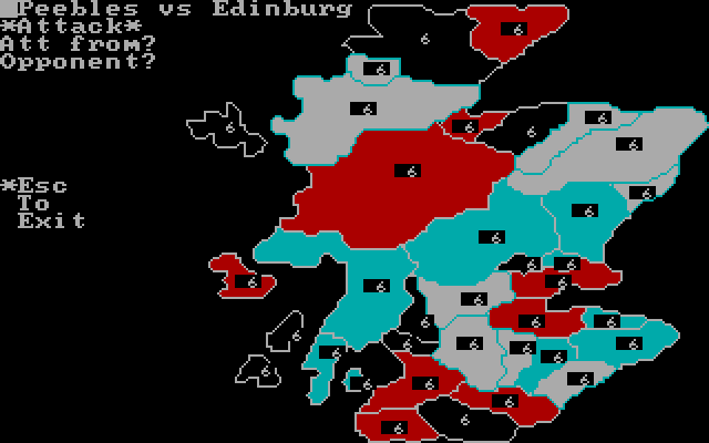 Call to Arms IBM PC/Compatibles Screenshot: Attack?