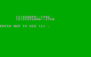 Call to Arms for IBM PC/Compatibles - Select a scenario.