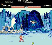 Yie Ar Kung-Fu for Arcade - Jumping over an attack...