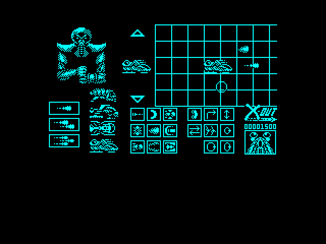 X-Out ZX Spectrum Screenshot: First, select a ship and a few accessories...