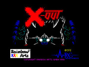 X-Out for ZX Spectrum - Loading screen.