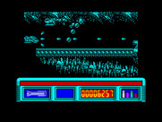 X-Out for ZX Spectrum - A narrow passageway...