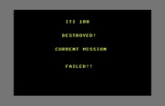 Blockade Runner for Commodore 64 - Mission failed!