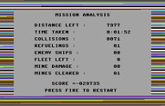 Blockade Runner for Commodore 64 - Mission analysis.