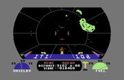 Blockade Runner for Commodore 64 - Careful, mine ahead!