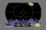 Blockade Runner for Commodore 64 - Game start.